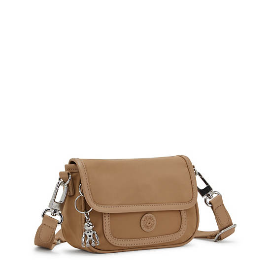 Kipling Inaki Small Crossbody Bag Handbag Bruin | BE 1273NW